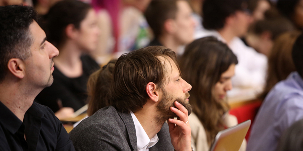 people attending a seminar, source: https://www.flickr.com/photos/lseinpictures/35199349845/in/album-72157687833981816/g